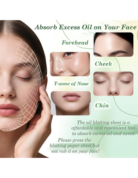 Papel Absorbente de Aceite EKIND 300 Hojas Verde