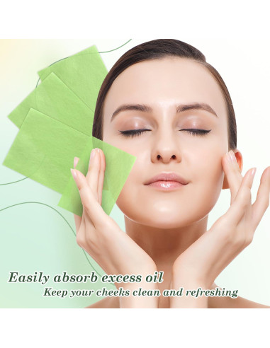 Papel Absorbente de Aceite EKIND 300 Hojas Verde