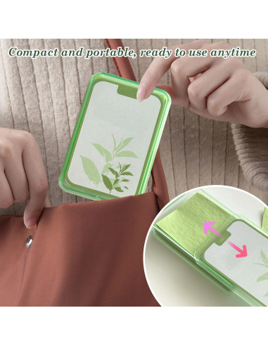 Papel Absorbente de Aceite EKIND 300 Hojas Verde