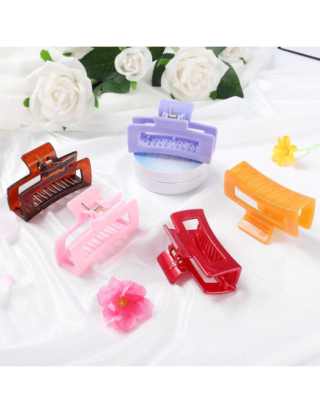 15 Clips de Garra Rectangulares CECIAOAIME Antideslizantes