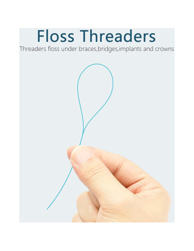 Hilo Dental de Limpieza Profunda DanTicy 200 Piezas Azul