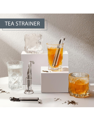 Juego de Infusores de Té de Acero Inoxidable Holyenten - 2 Piezas