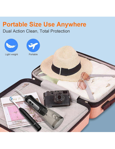 H2ofloss Combo Cepillo Eléctrico Sónico e Irrigador Oral 2 en 1