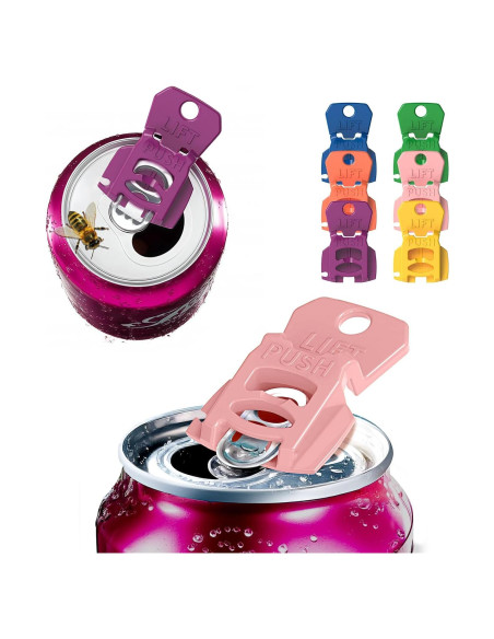 CanGuard 6-Pack Abridor de Latas Talulumix - Cubiertas Coloridas