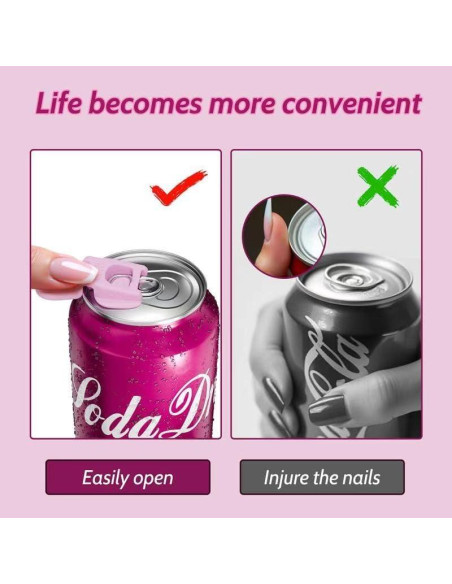 CanGuard 6-Pack Abridor de Latas Talulumix - Cubiertas Coloridas