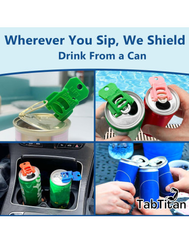 CanGuard 6-Pack Abridor de Latas Talulumix - Cubiertas Coloridas