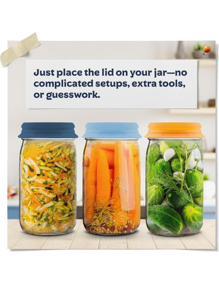 Tapas de Fermentación de Silicona Fermentaholics - 4 Piezas