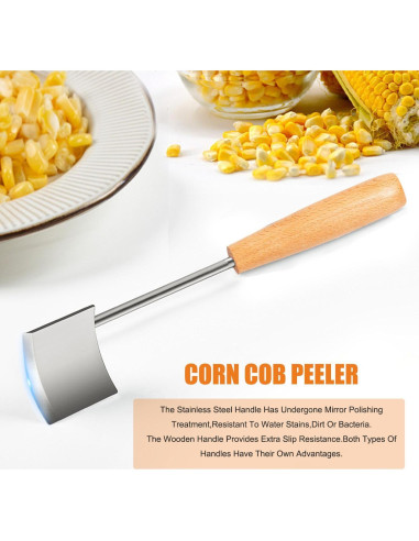 Pelador de Maíz Ralleyfun Acero Inoxidable 20.32x10.16cm