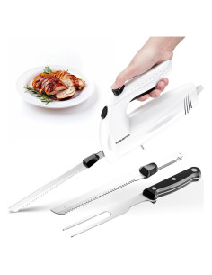 Cuchillo Eléctrico KEENSTAR 150W con 2 Cuchillas Inoxidable