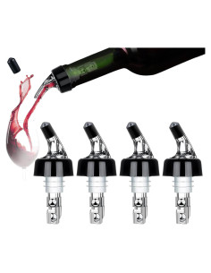 4 Vertedores de Licor Medidos 30 ml Mrichltm para Botellas