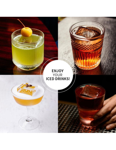 Bandeja de Hielo FDDBI para Whisky - 8 Cubos de 5.08 cm