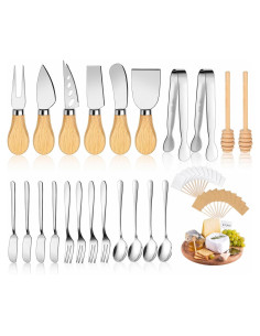 Juego de Accesorios para Charcutería Jutieuo 42 Piezas con Cuchillos