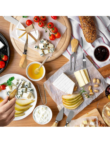 Juego de Accesorios para Charcutería Jutieuo 42 Piezas con Cuchillos