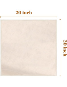 3 Paños de Queso Reutilizables Xohairp Grado 100 50x50cm 2