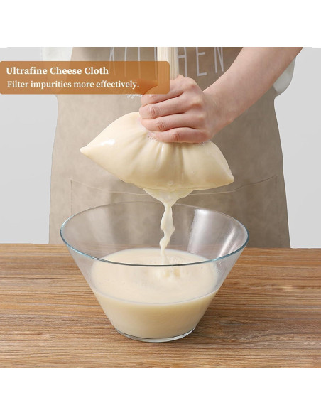 3 Paños de Queso Reutilizables Xohairp Grado 100 50x50cm