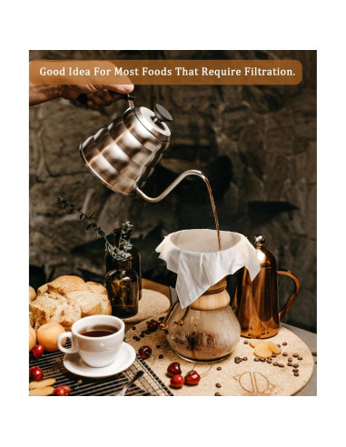 3 Paños de Queso Reutilizables Xohairp Grado 100 50x50cm