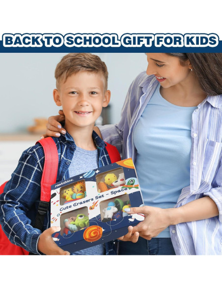 Juego de Borradores Halobios Espaciales para Niños - 16 Piezas