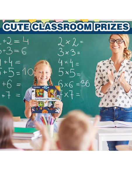 Juego de Borradores Halobios Espaciales para Niños - 16 Piezas