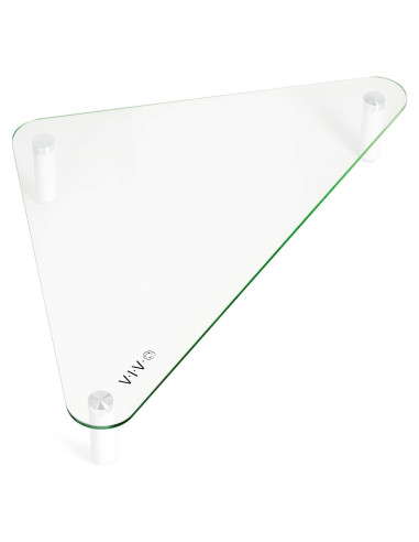 Soporte Elevador Ergonómico VIVO STAND-V000Q Vidrio Triangular