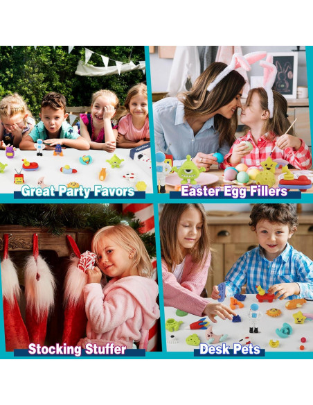 Juego de Borradores Halobios Espaciales para Niños - 16 Piezas