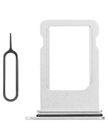 Bandeja de Tarjeta SIM Plateada para iPhone 8 Plus A1864 A1897 A1898