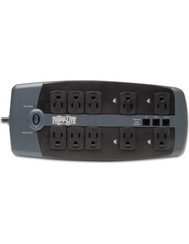 Protector contra Sobretensiones Tripp Lite TLP1008TEL 10 Salidas
