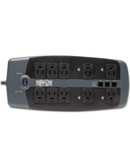 Protector contra Sobretensiones Tripp Lite TLP1008TEL 10 Salidas