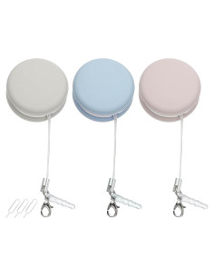 Juego de Limpiadores de Pantalla MECCANIXITY 3 Pcs Azul Caqui Rosa