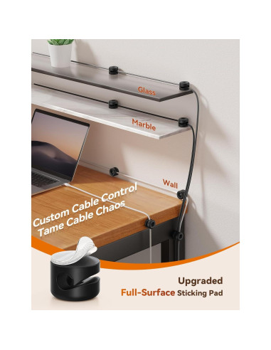 Organizador de Cables JOYROOM Clips de Silicona 8 Pack