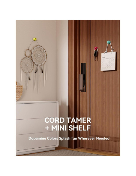 Organizador de Cables JOYROOM Clips de Silicona 8 Pack