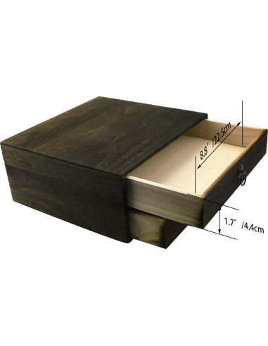 Organizador de Escritorio de Madera Tighall 2 Cajones Vintage