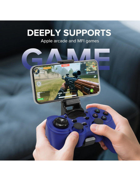 Controlador Inalámbrico RARELEMON para PC y Android - Azul