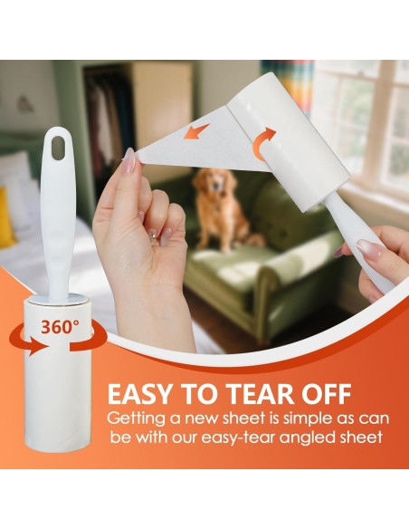 Rodillo Adhesivo Extra Pegajoso XICOSO 300 Hojas para Pelo de Mascota