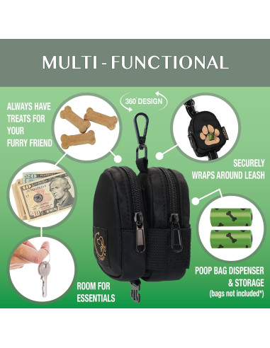 Dispensador de bolsas de excremento para perro Theo's Goods