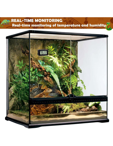 Termómetro Digital y Higrómetro para Reptiles Vodolo 2PCS