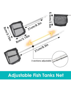 Red para Peces Yuanan con Mango Extensible 22.86-60.96 cm 2