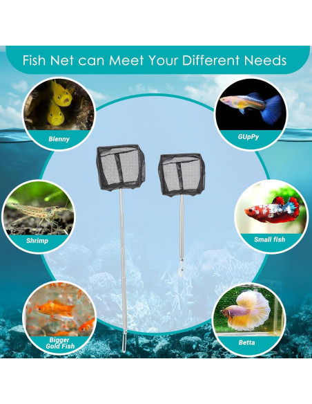 Red para Peces Yuanan con Mango Extensible 22.86-60.96 cm
