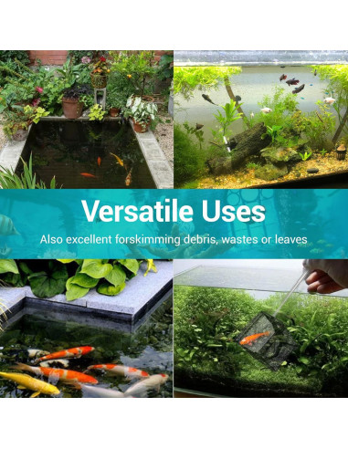 Red para Peces Yuanan con Mango Extensible 22.86-60.96 cm