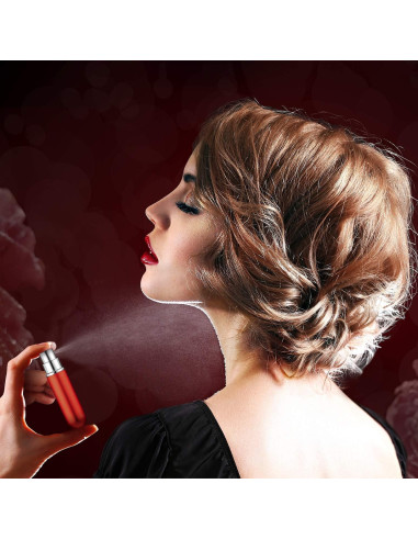 Boao 10 Piezas Atomizador de Perfume Rellenable 5 ml Viaje