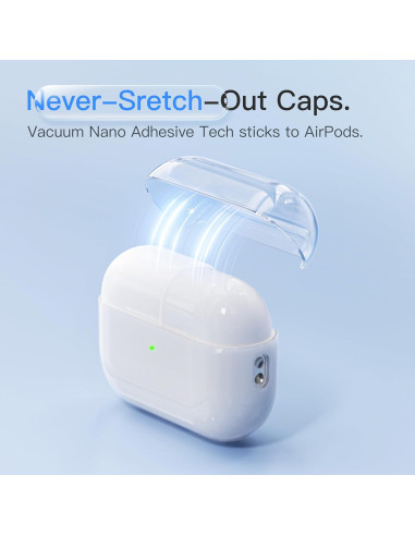 Funda Protectora DamonLight para AirPods Pro 3 - Silicona Blanca