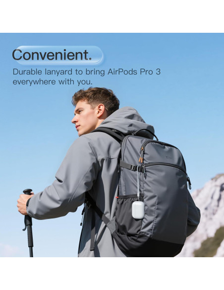 Funda Protectora DamonLight para AirPods Pro 3 - Silicona Blanca