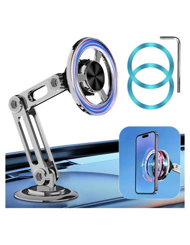 Soporte Magnético para Teléfonos de Coche Jemey 360 Ajustable
