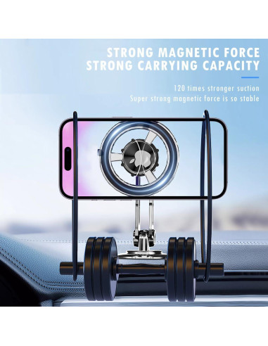 Soporte Magnético para Teléfonos de Coche Jemey 360 Ajustable