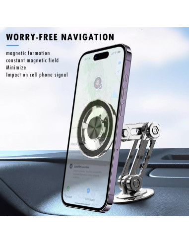 Soporte Magnético para Teléfonos de Coche Jemey 360 Ajustable