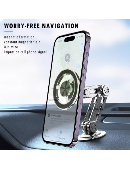 Soporte Magnético para Teléfonos de Coche Jemey 360 Ajustable