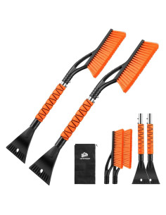 Cepillo de Nieve y Raspador de Hielo METOWARE 68.58 cm 2 Paquete