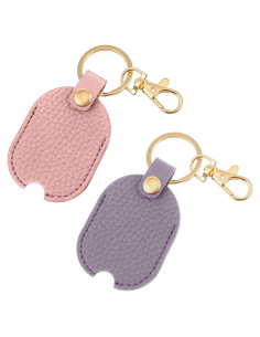 Cubiertas de Llave de Coche Classicseali 2 Piezas PU Rosa/Púrpura