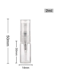 Botellas de Spray de Vidrio Refillable Enslz 30pcs 2ml 2