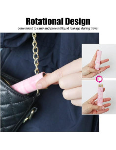 Botellas de Perfume de Viaje 3pcs Dzpuhuojz 10ml Aprobadas por TSA 2