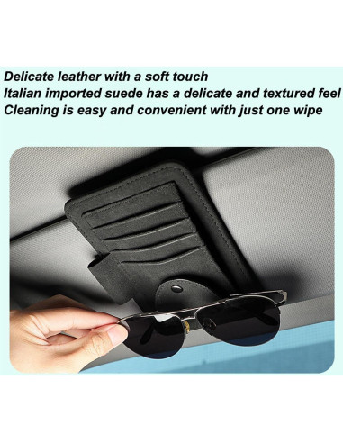 Organizador de Visera de Coche Mandark Verde, Almacenamiento Multifuncional